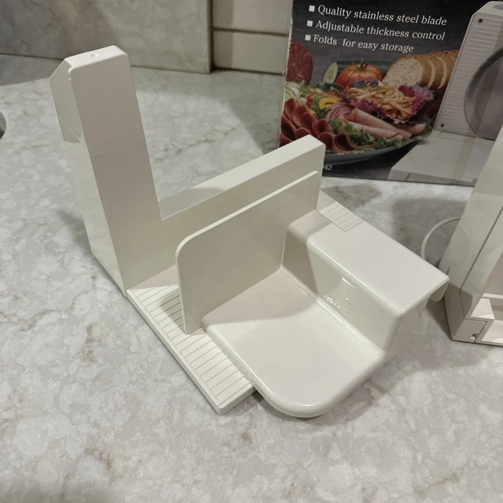 Rival Fold-Up Electric Food Slicer for Meat, Cheese & More Model 1042 Vintage